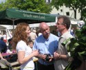 Foto mit Ina Menzer und Josef Katz in Wickrath