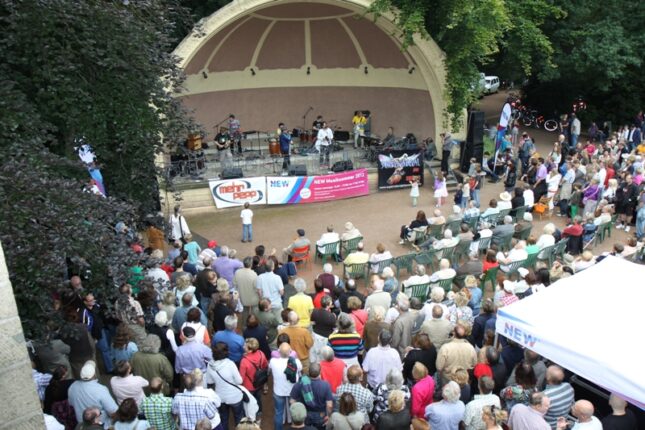 Salsa-Rhythmen beim NEW Musiksommer