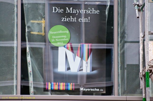 Die Mayersche zieht am 29. November ein – Jessen-Umbau am Marienplatz vor Fertigstellung