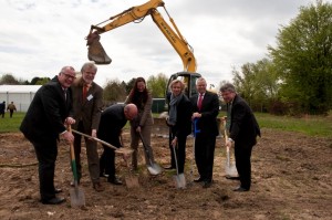 1. Spatenstich für das "Neue" Systemhaus ITZ in Giesenkirchen am 29. April 2013