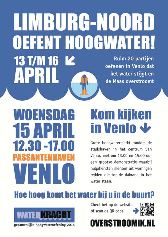 Technisches Hilfswerk aus Mönchengladbach unterstützt bei Hochwasserübung in Venlo