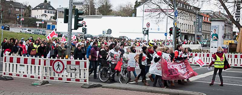 Kommunale Kitas und Sozialdienste am Linken Niederrhein werden am Mittwoch, den 15.April 2015, bestreikt