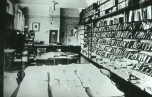 Lesesaal des Volksvereins im Jahr 1925(Foto: Stadtarchiv) 