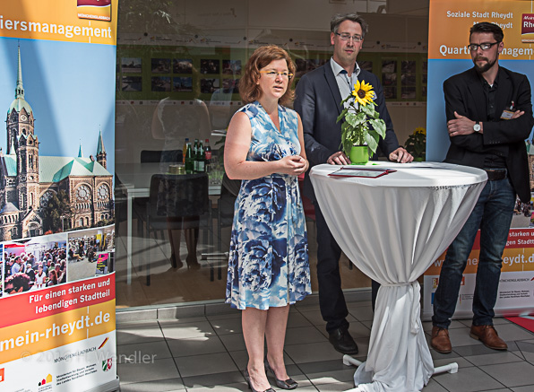 Neues Quartiersbüro in Rheydt zum Tag der Städtebauförderung eröffnet