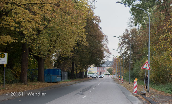Giesenkirchen Konstantinstraße: Es geht weiter auf der Baustelle –Einseitige Sperrung während der Bauzeit