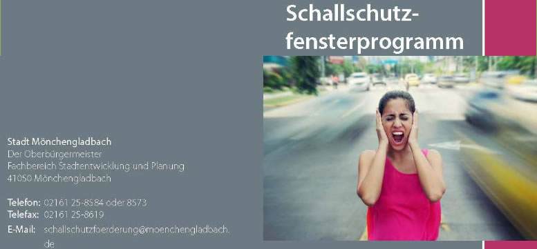 Städtisches Schallschutzfensterprogramm – Ausweitung auf das gesamte Stadtgebiet beschlossen