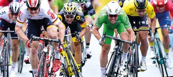 Tour-Spektakel: Live dabei sein und an der Sprintstrecke mitfiebern