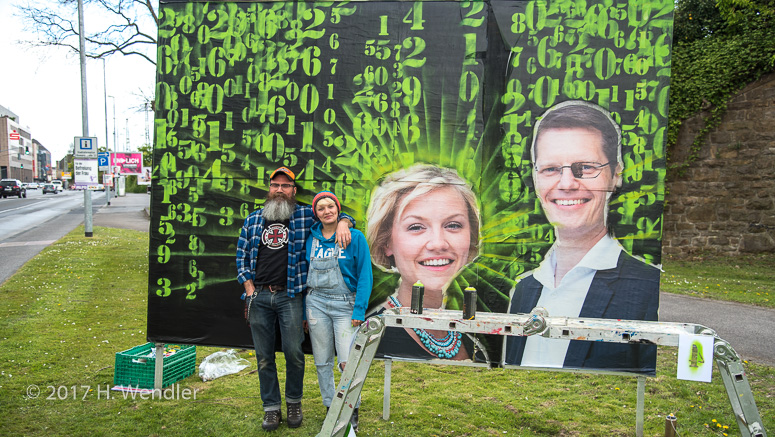Bilder vom Landtagswahlkampf in Mönchengladbach