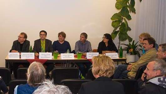 Pseudo-Diskussion im Arbeitslosenzentrum – Grünen-Politiker als Moderator