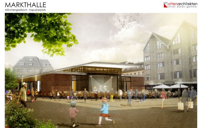 Neue Markthalle soll Innenstadtkern von Mönchengladbach beleben