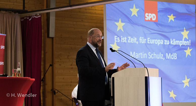 Martin Schulz an die SPD-Jugend: „Ihr Leben wird anders verlaufen als meines“.
