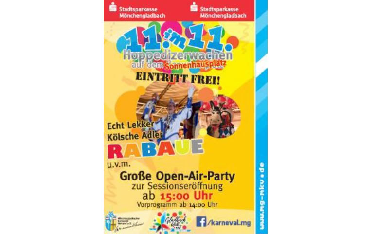 Hoppedizerwachen am 11.11.2018 auf dem Sonnenhausplatz