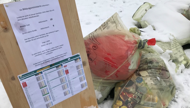Aktualisierung: Vieles läuft schief beim Müll-die mags läuft ins negative Image