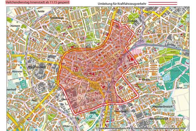 Veilchendienstag (25. Februar): Innenstadt ab 11:15 Uhr ...