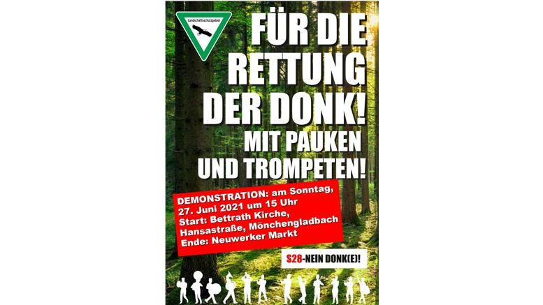 S28: Bürger der Donk demonstrieren weiter am 27.6.2021 – Widerstand der CDU bröckelt wohl zugunsten von Kompensationsleistungen