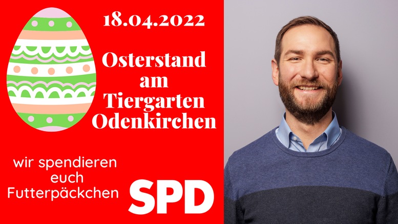 Michael Roth spendiert Futterpäckchen für den Tiergarten Odenkirchen