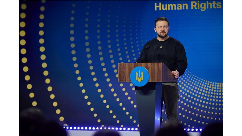 Der Karlspreis 2023 geht an den Präsidenten der Ukraine Wolodymyr Selenskyj und an das ukrainische Volk
