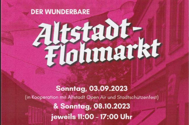 Plakat Altstadt-Fohmarkt