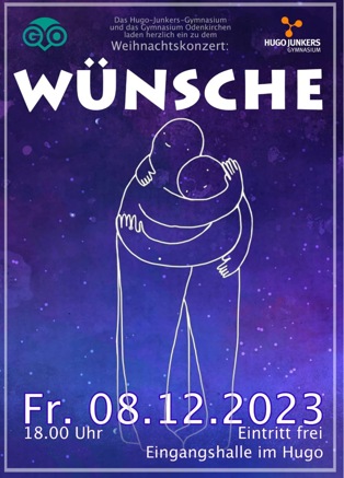 Einladung zum kostenlosen Weihnachtskonzert „Wünsche“ der Gymnasien Hugo-Junkers & Odenkirchen