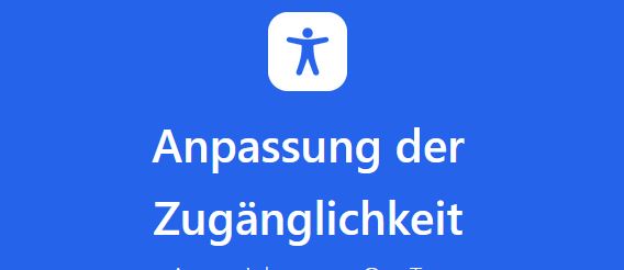 In eigener Sache: