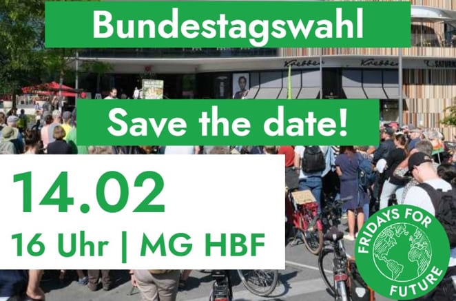 Bundesweiter Klimastreik am 14.02.2025