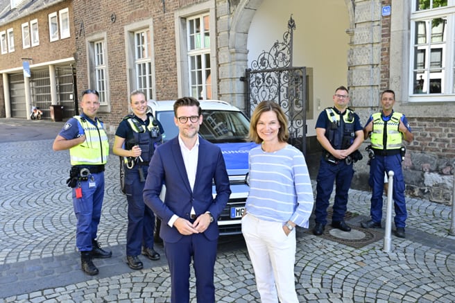 Gemeinsame Streife der Ordnungsämter von Mönchengladbach und Roermond
