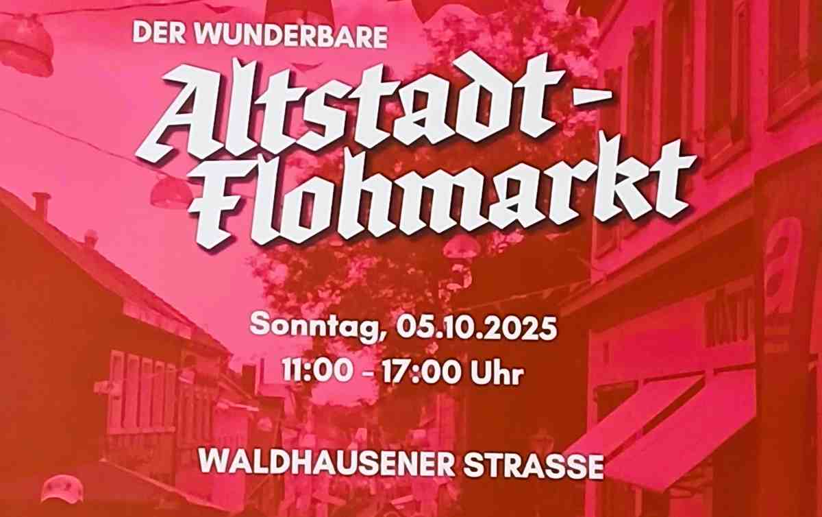Am Sonntag zum Altstadt-Flohmarkt
