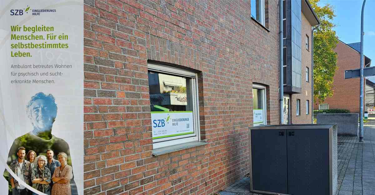 SZB Eingliederungshilfe stärkt Präsenz in Mönchengladbach: Neues Büro in Neuwerk eröffnet