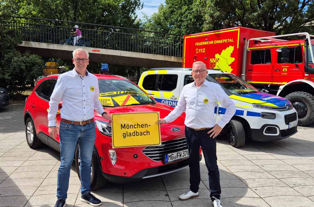 Kommunale Finanzkrise: Stadtkämmerer mit Feuerwehrfahrzeug nach Berlin unterwegs